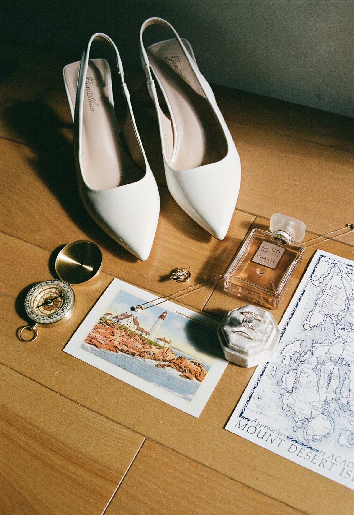 film wedding photography of wedding details