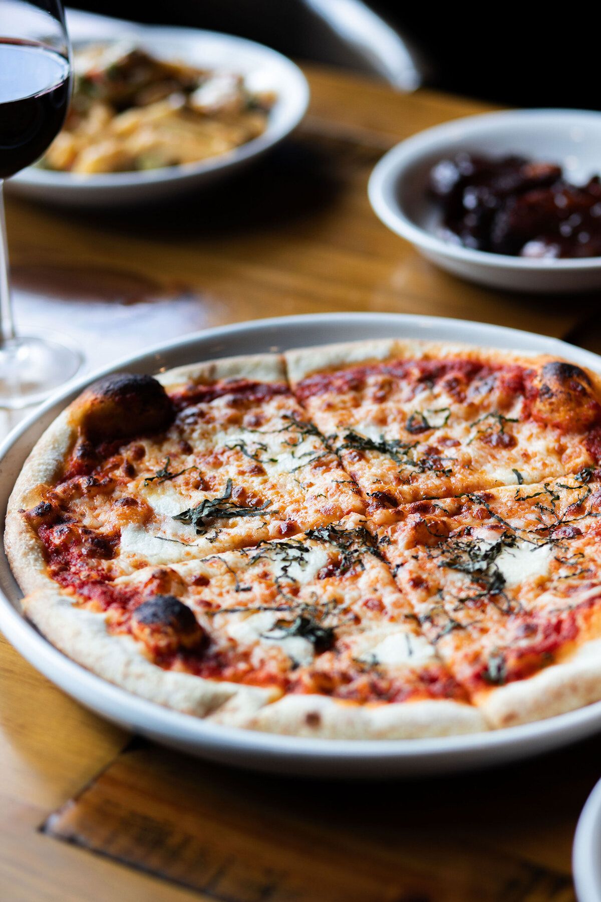 Cheese-Pizza-On-Table