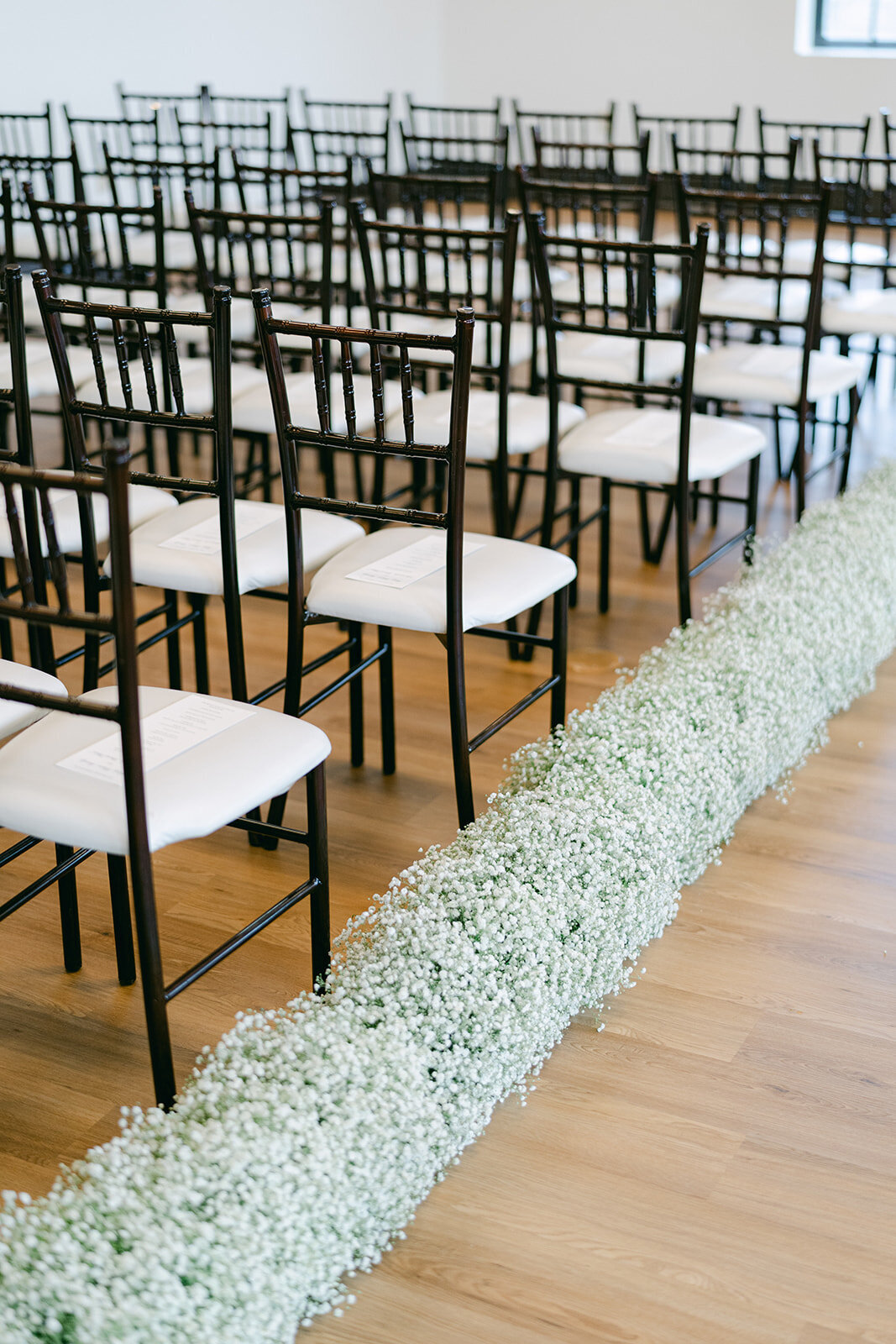 wedding ceremony details at a Columbus wedding venue