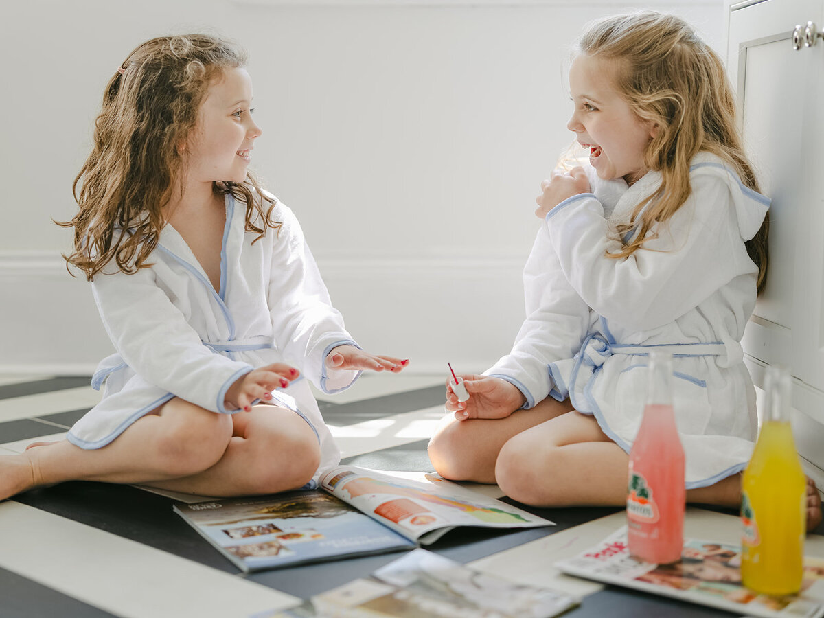 In home spa day themed session- captured by Amy Marie Photography in Pearland, Texas
