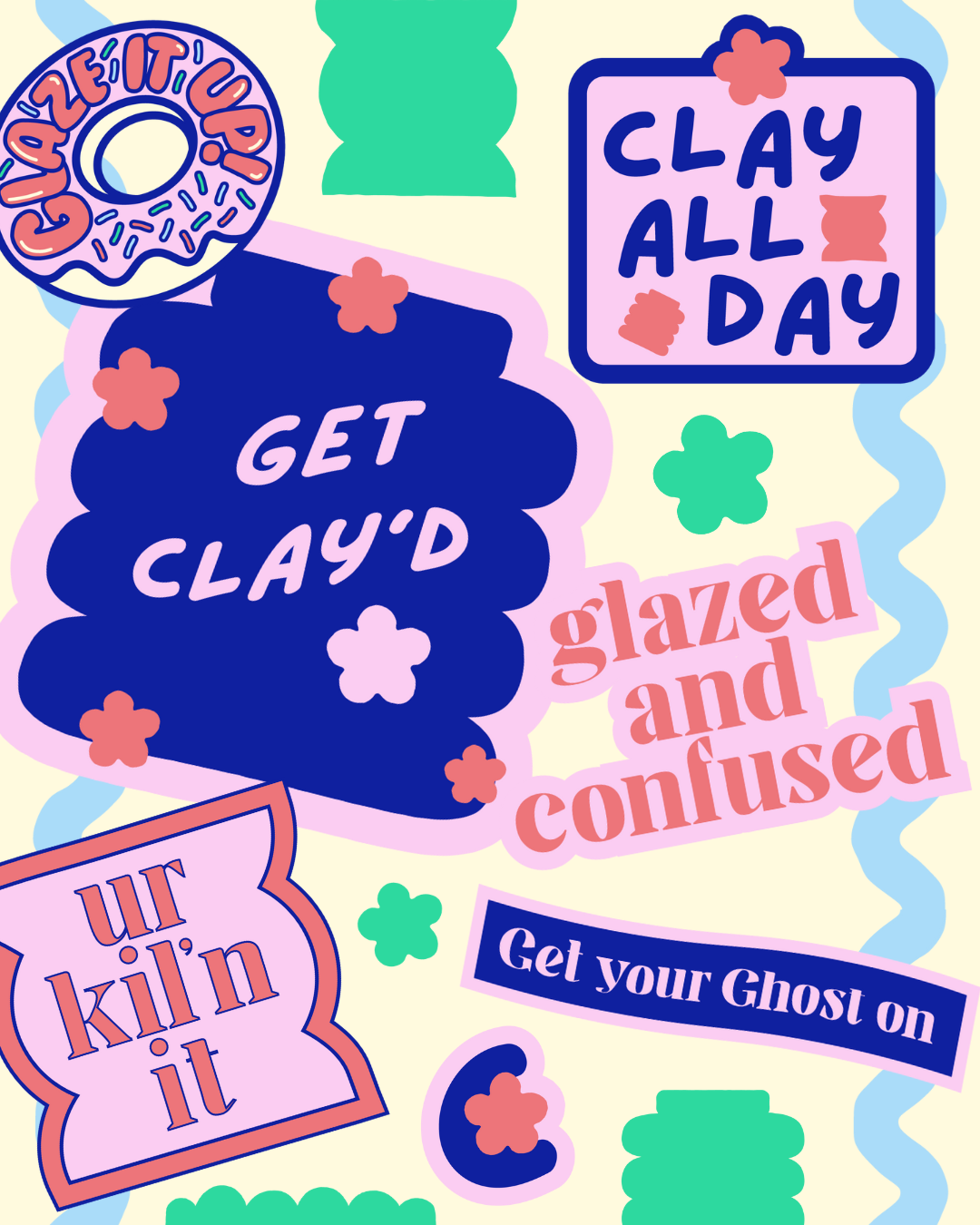 Claydays+Stickers