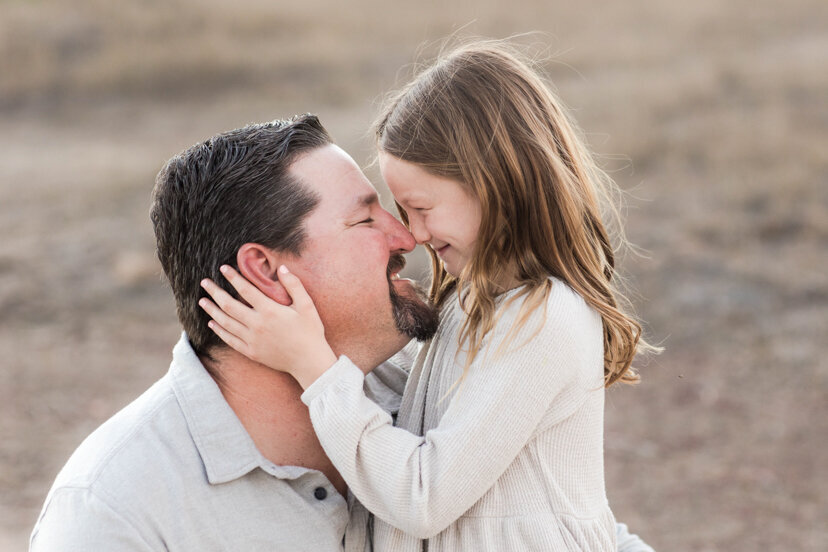 father-nad-dughter-laughing-mission-trails-san-diego