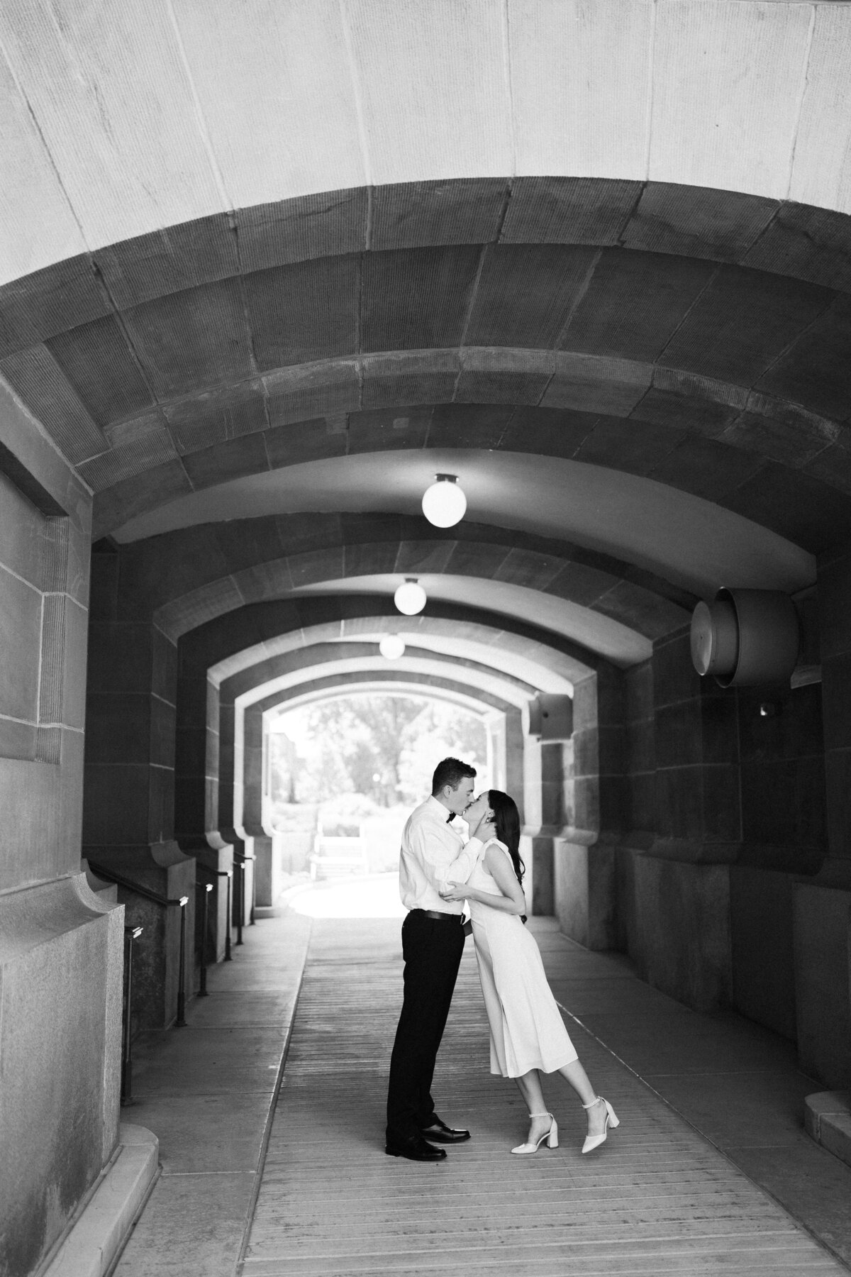 Couple during golden hour engagement shoot in Boise, Idaho wedding/elopement - photographed by The Storytellers