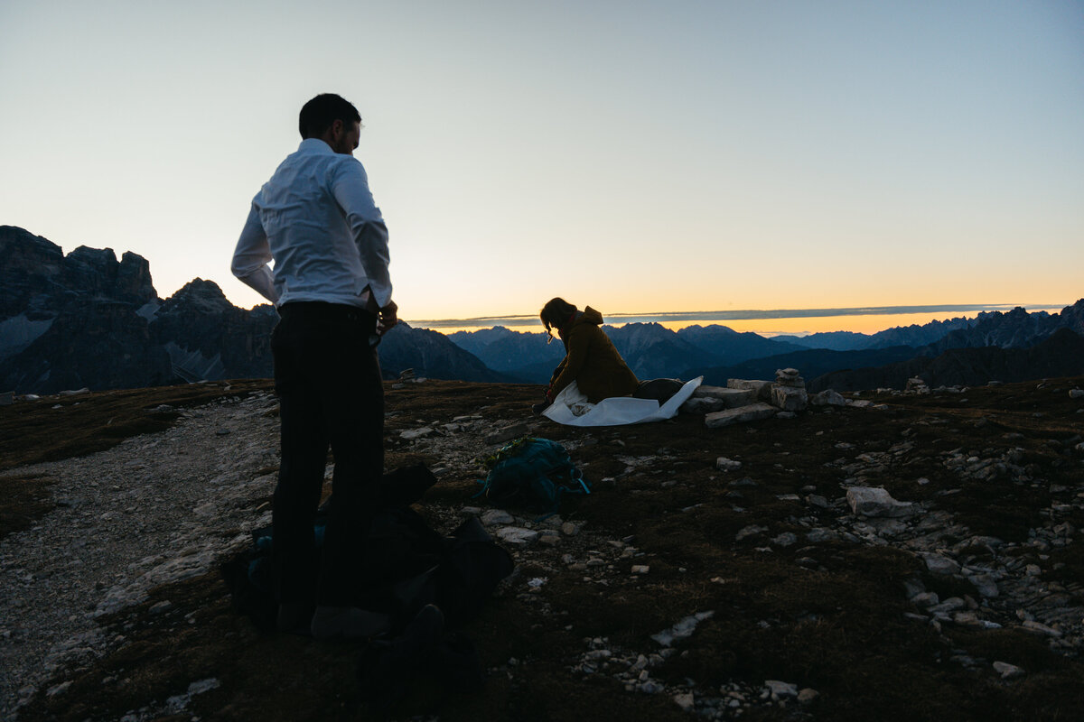 Cadini di Misurina Sunrise Elopement -15