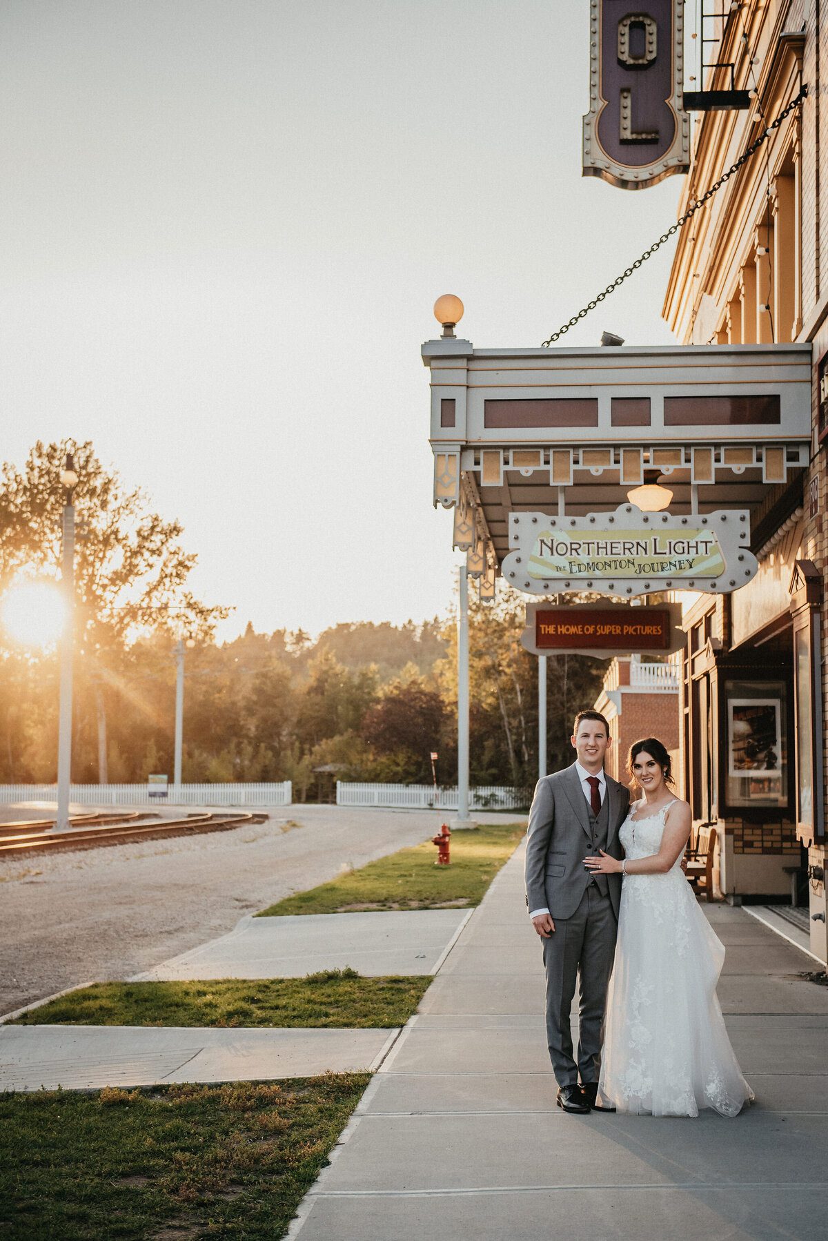 Fort Edmonton Park Bride groom