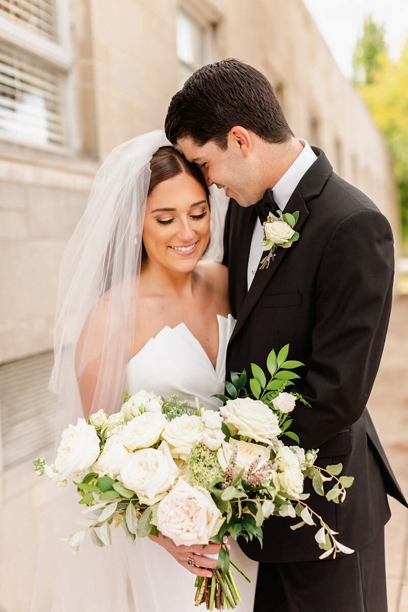 Classic Wedding at City Church of Evansville with Reception at ECC151