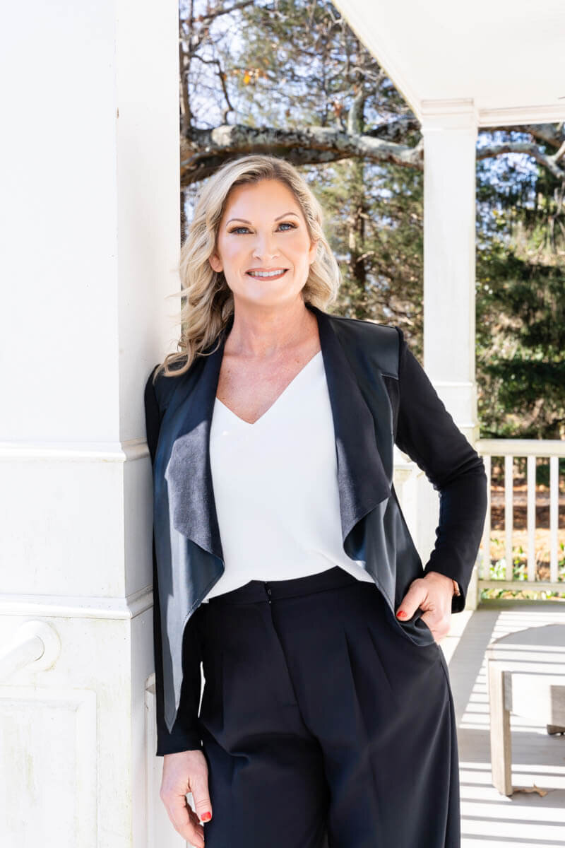 portrait of a business owner taken by olya photography