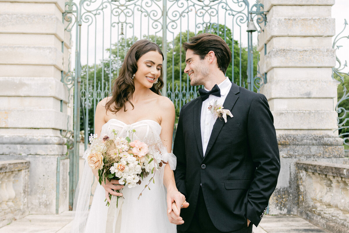 South of France Wedding is Loire Valley at Chateau de Jalesnes in the spring summer fine art photography by Chelsey Black Photography