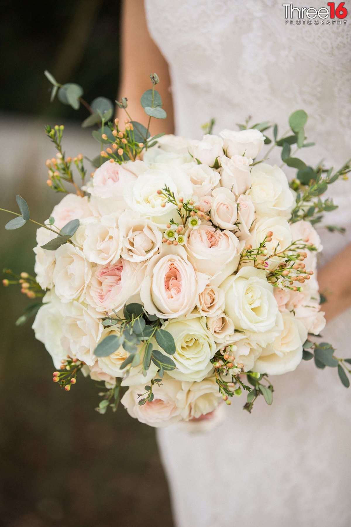 Bride's Beautiful Bouquet of Flowers