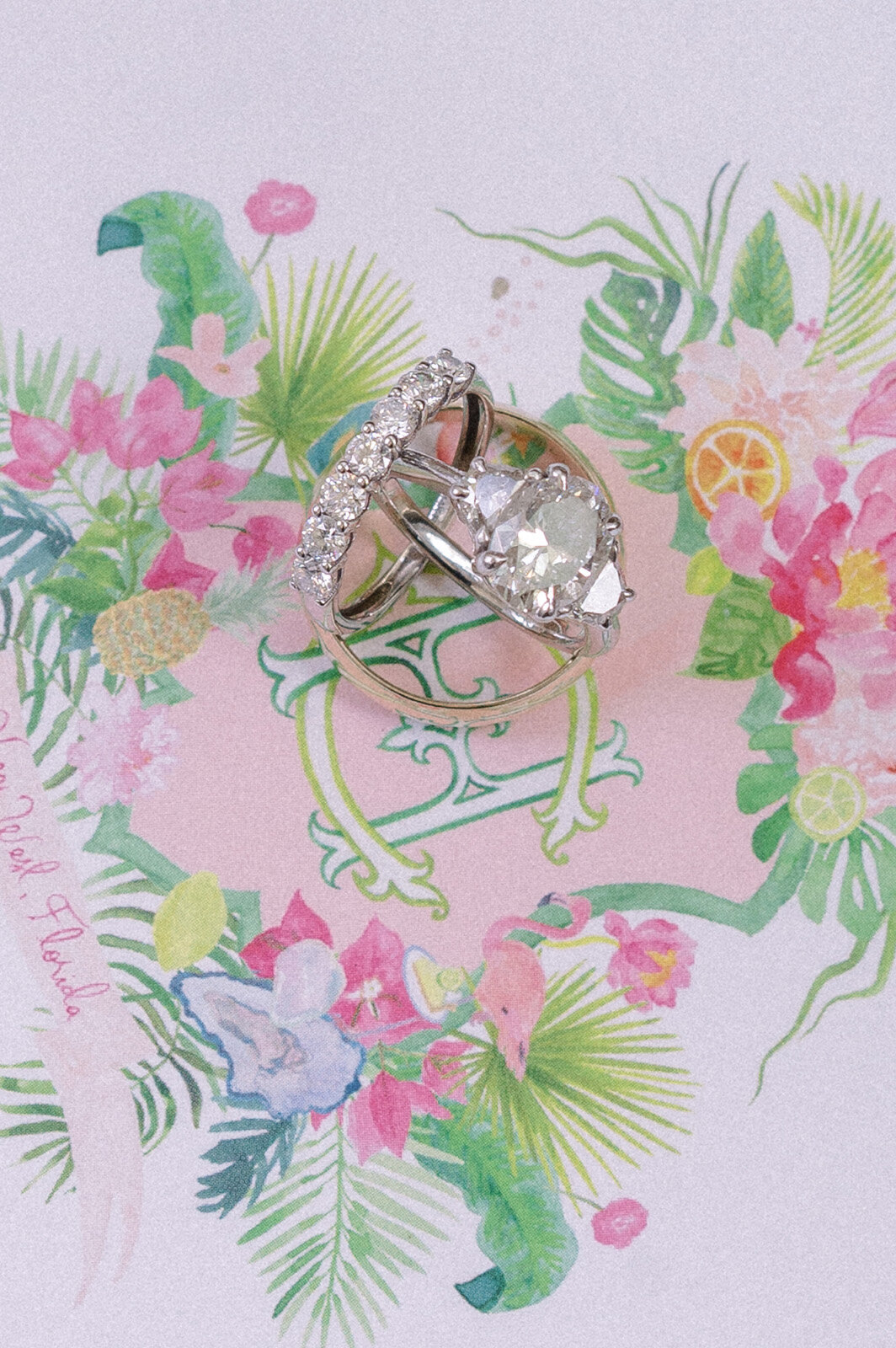 Kate-Murtaugh-Events-tropical-custom-crest-wedding-rings