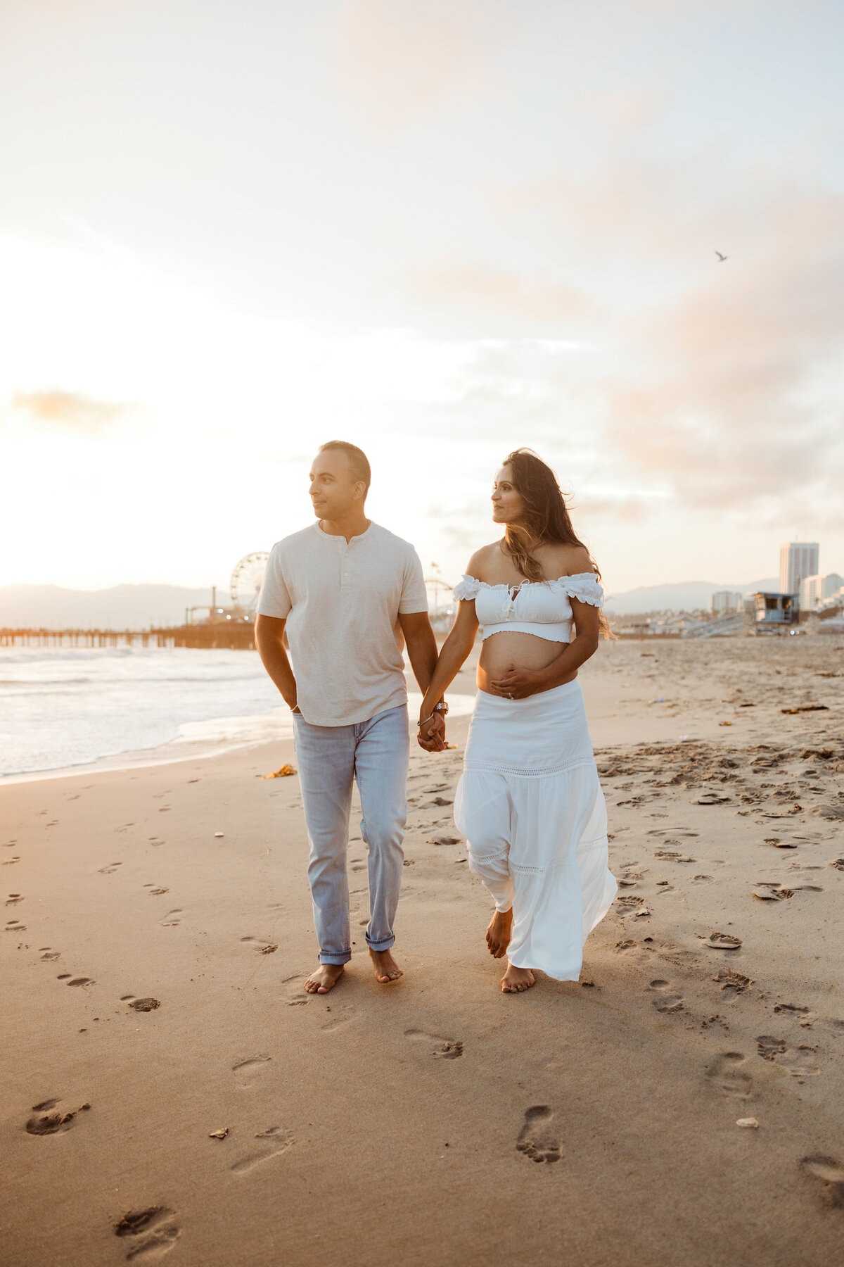 Santa Monica Beach Maternity Photography 76