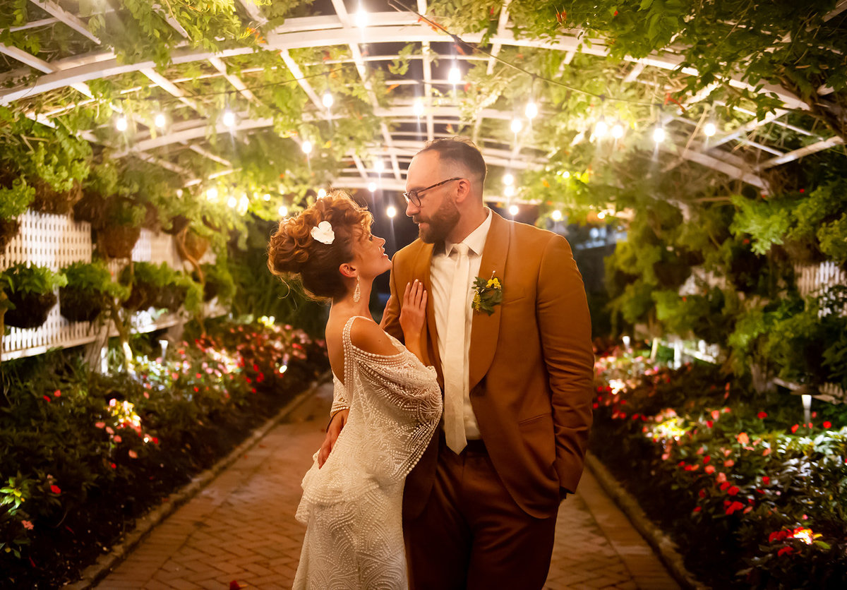 disco theme wedding picture