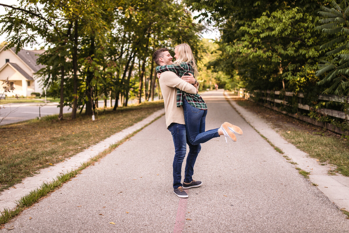 Broad Ripple Engagement Session Indianapolis