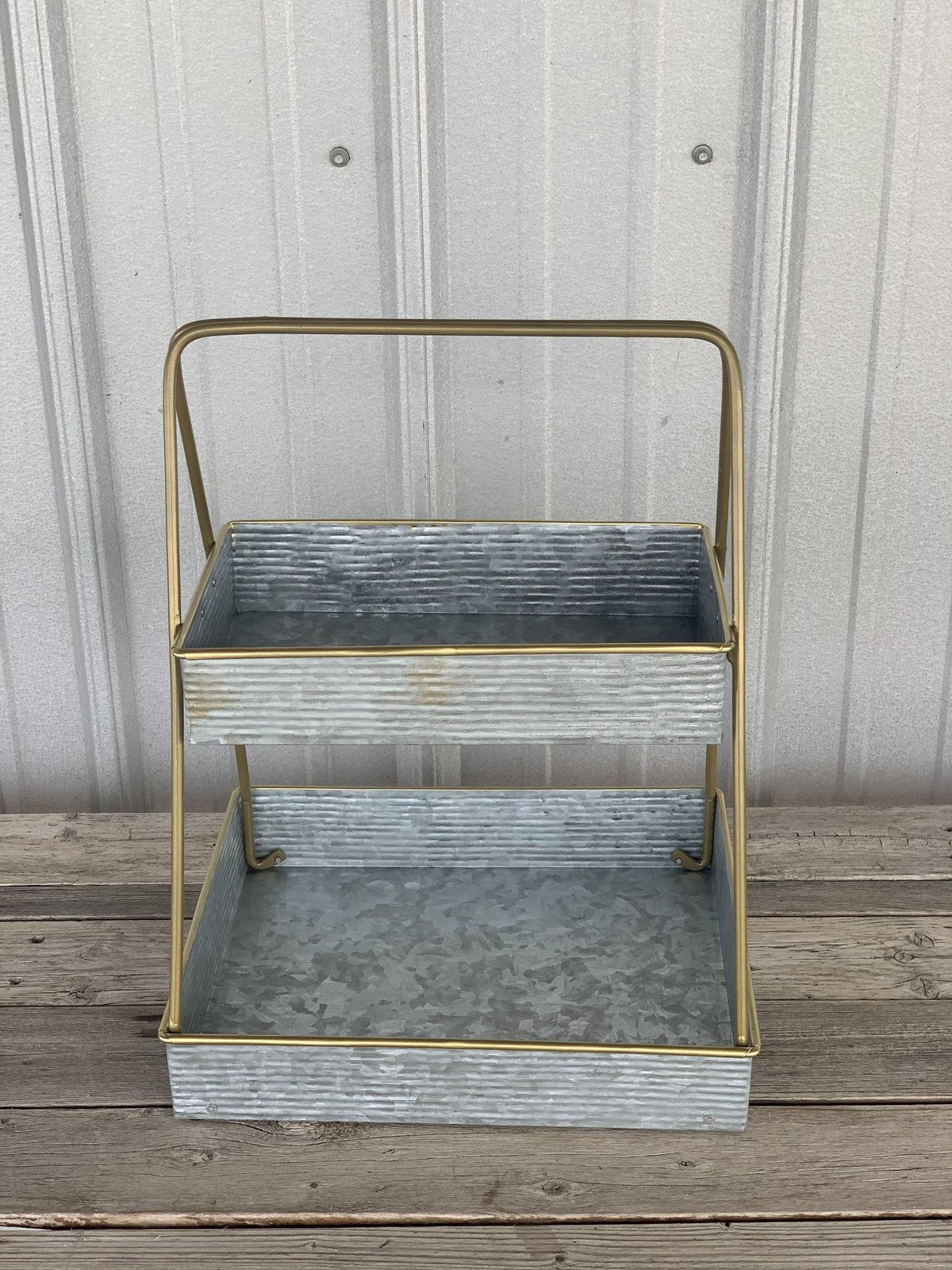 Dessert Stand (Gold and Tin)