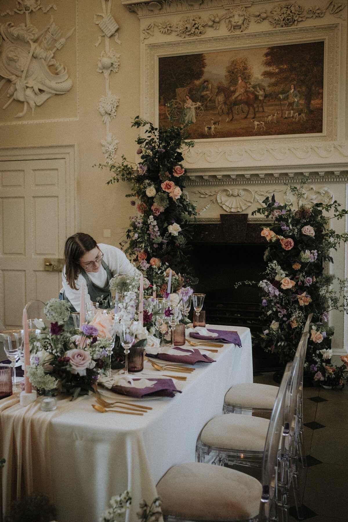 Dreamy tablescape at Chatelherault