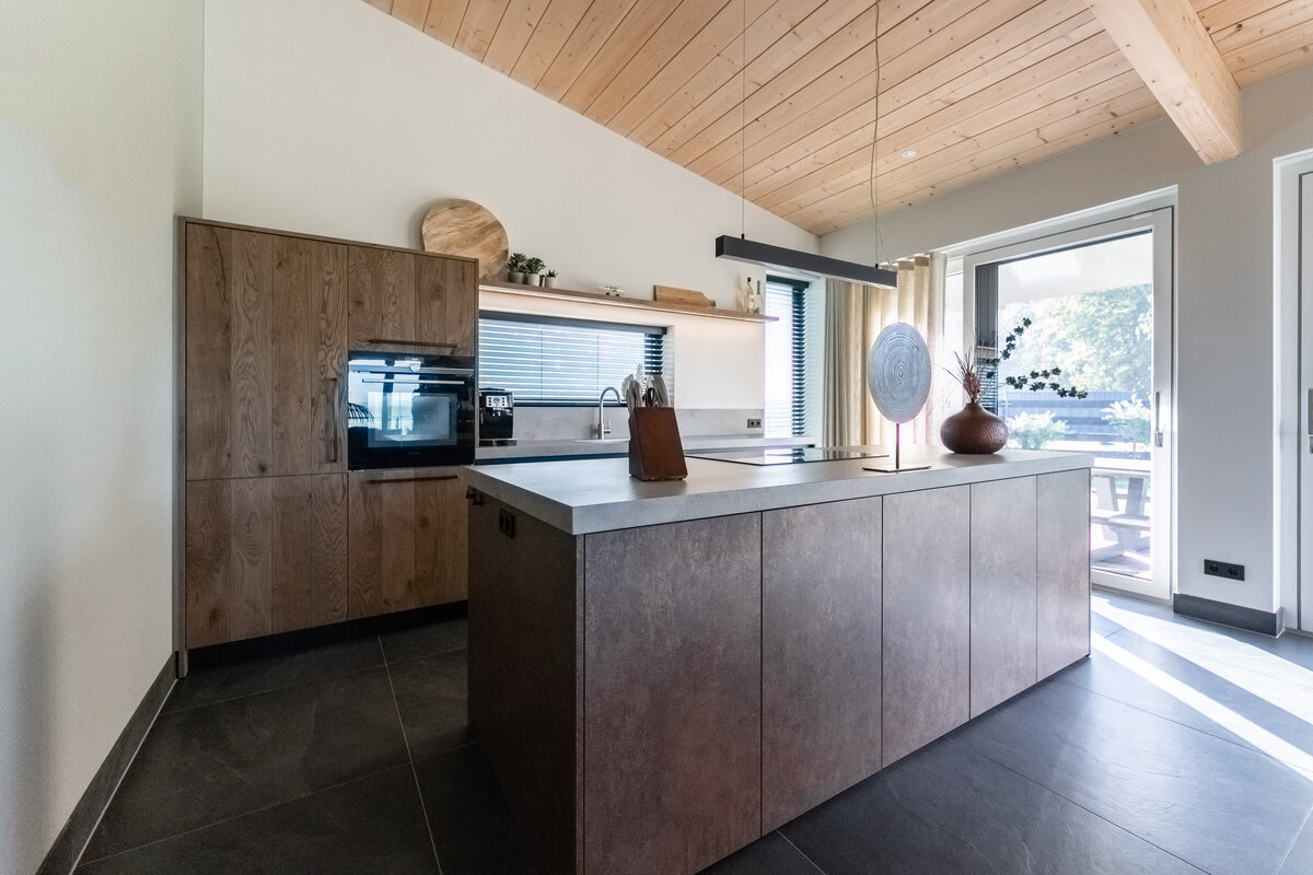 Keuken en interieur Eiken betonlook stoer landelijk (9)