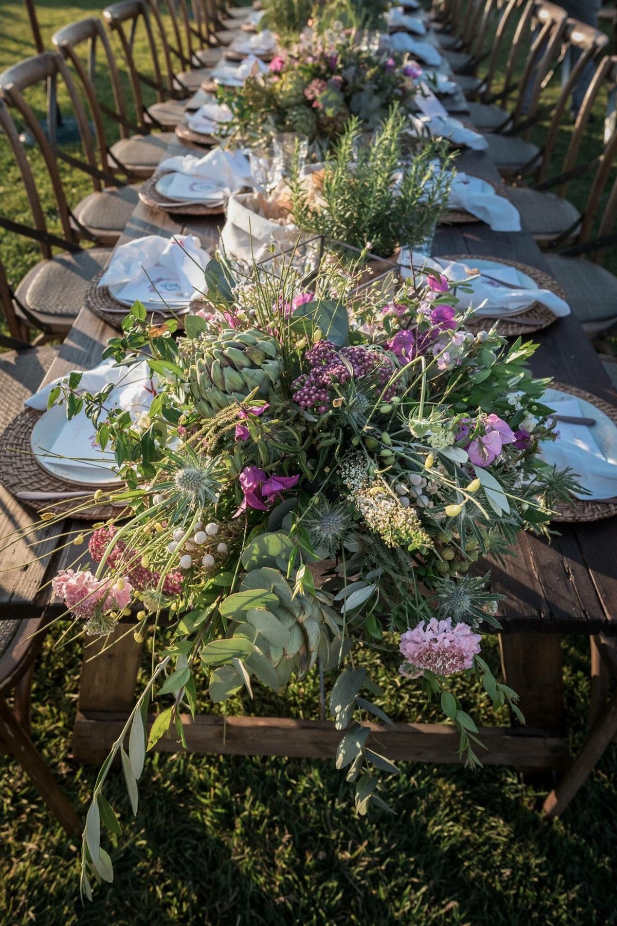 Wedding flowers and  table details