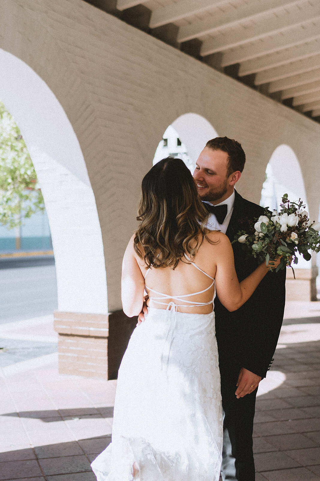 A Little White Chapel Wedding Downtown Las Vegas Elopement Photography Packages Pink Cadilliac-0030