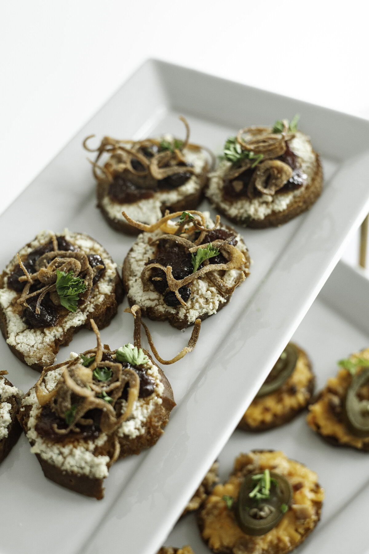 Crostinis made by Mason Dixon catering