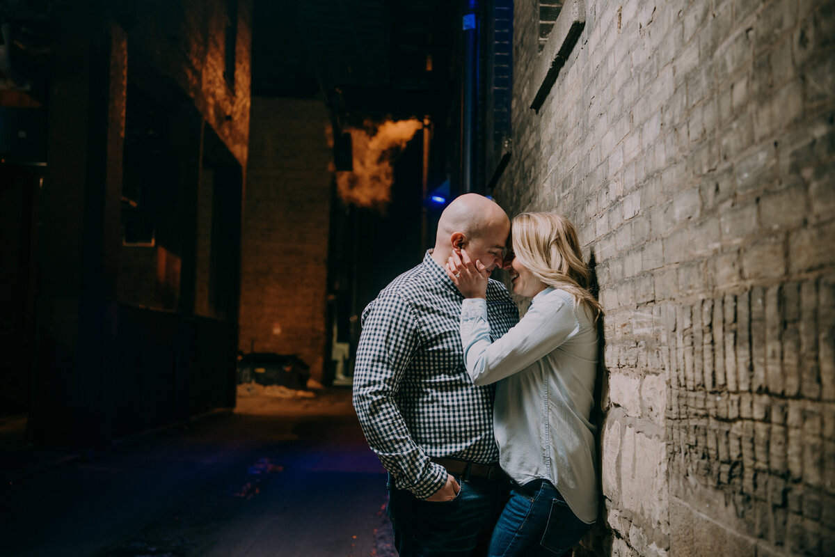 Leah Redmond Photography Wedding Couple Engagement Portrait Lifestyle Milwaukee Wisconsin Moody Natural Photographer Dark Architecture Architectural11
