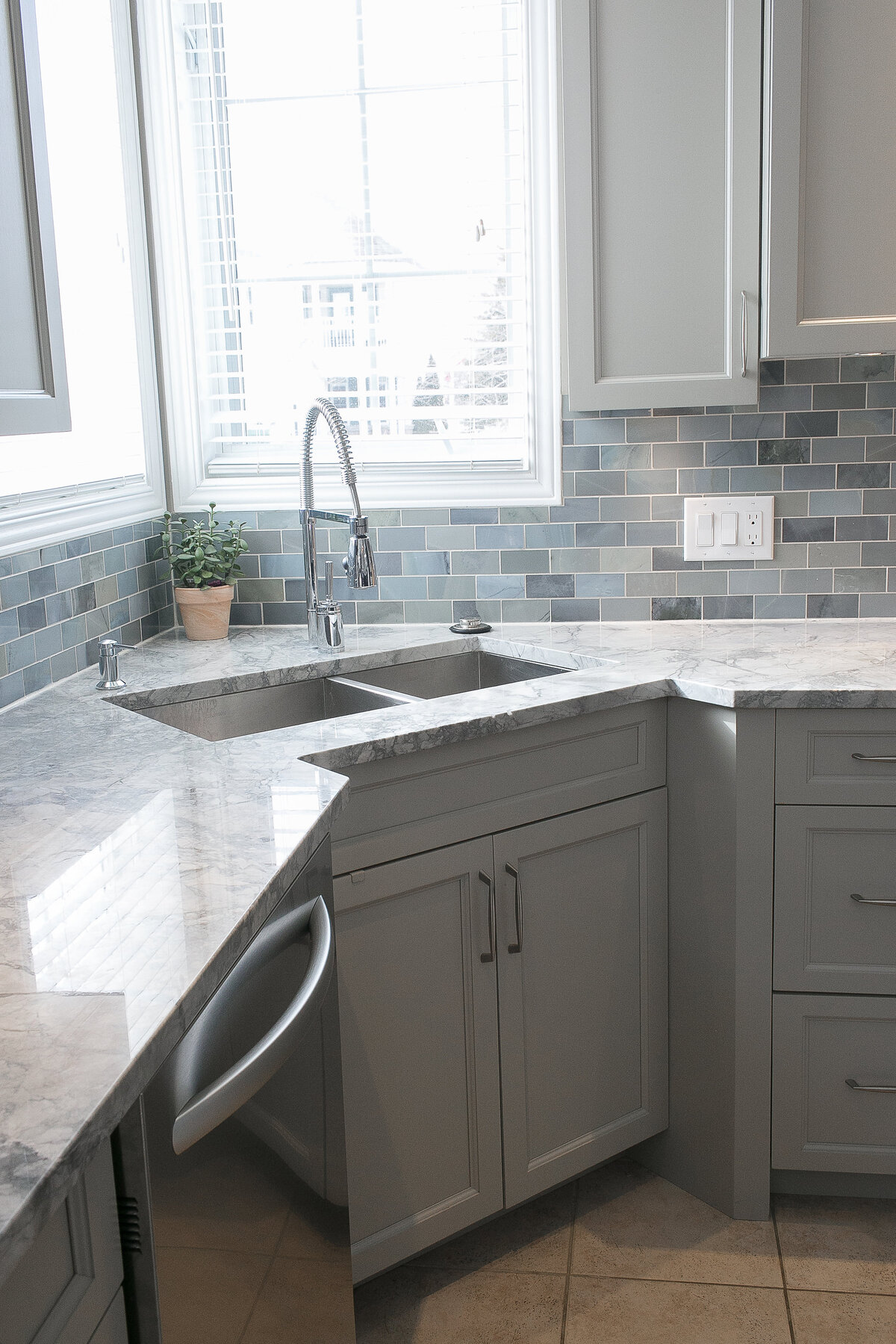 Transitional Marble Moonstone Kitchen (28)