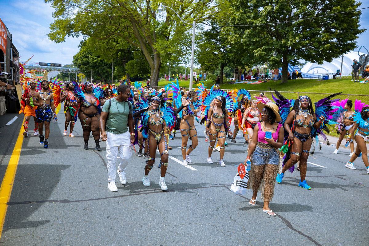 Photos of Masqueraders from Toronto Carnival 2023 - Sunlime Mas Band - Medium Band of The Year 2023-024