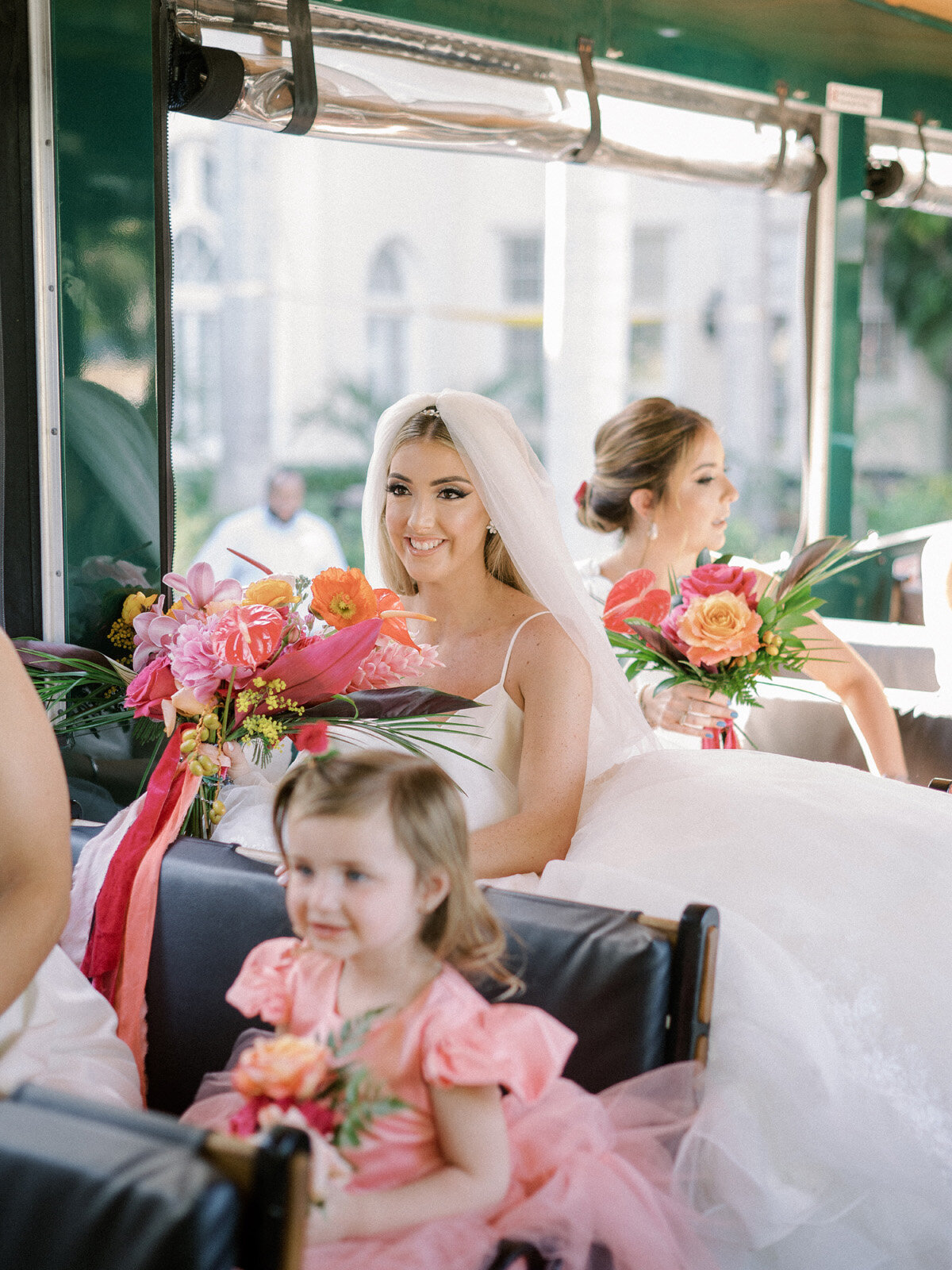 Kate-Murtaugh-Events-tropical-bride-trolley-Key-West-wedding