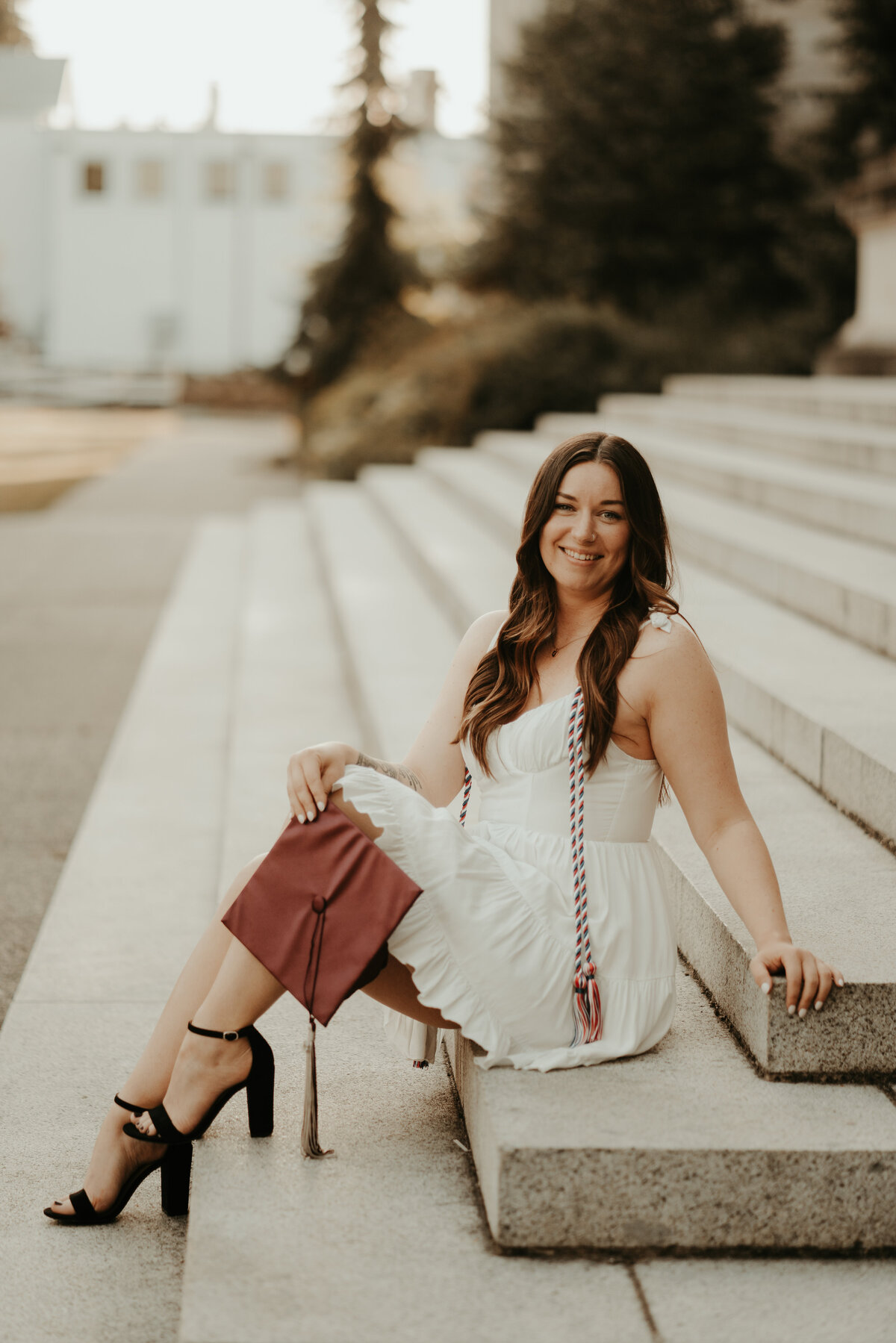 Graduation Photos Olympia Senior at Washington State Capitol Building3