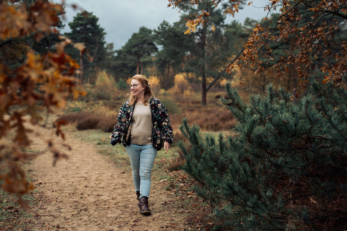 fotograafre portret beegderheide herftsshoot bieyounique