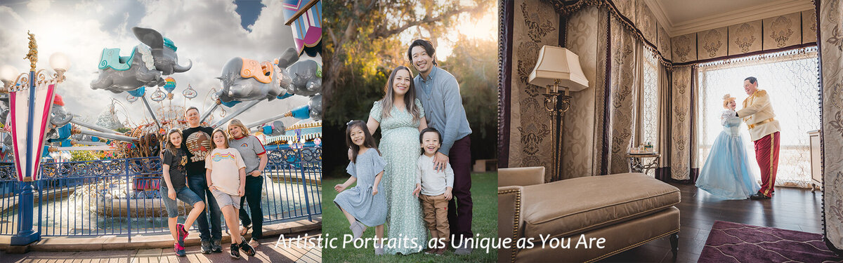 Disneyland Masterpiece Portraits banner