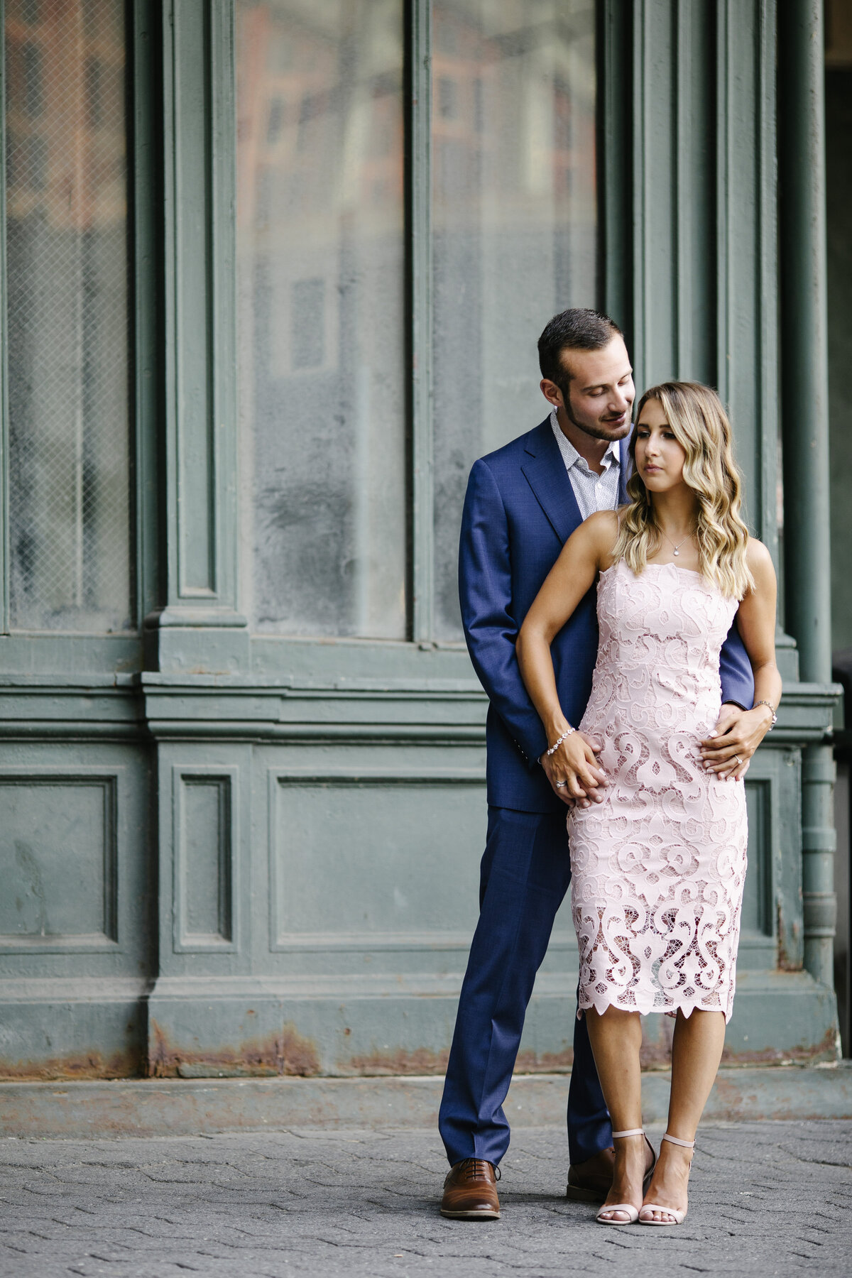 New Jersey Wedding Photographers	Hoboken, NJ	Hoboken City Streets Train Station Pier Hudson River	Engagement Session	Summer August	Elegant Luxury Artistic Modern Editorial Light and Airy Natural Chic Stylish Timeless Classy Classic Romantic Couture Fine Art Experienced Professional Love Couples Emotional Genuine Authentic Real Fashion Fairy Tale Dream Lovers Jersey Shore Intimate	Engagement Session Photos Portraits Image 23