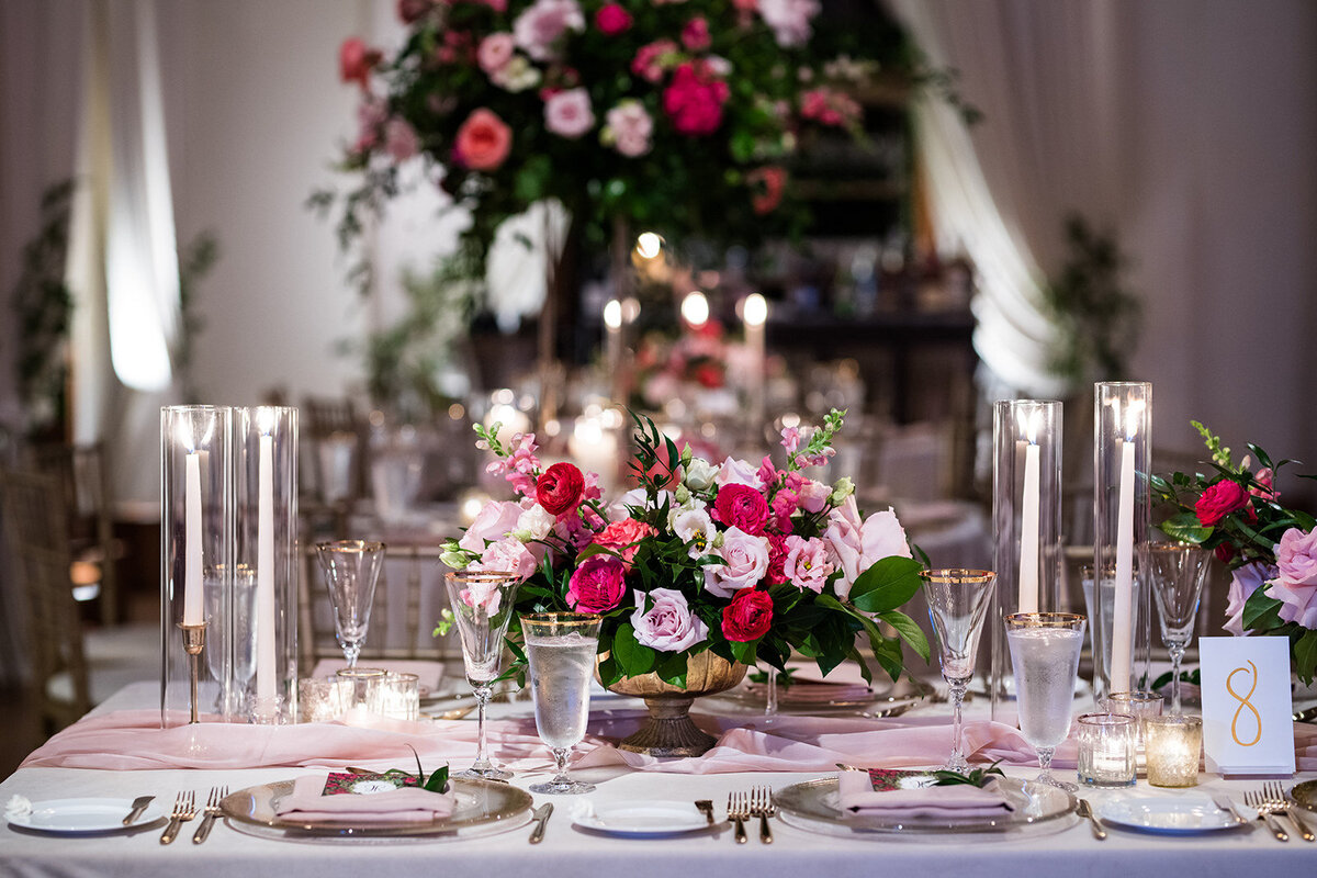Ivy Room Pink Roses Wedding_38