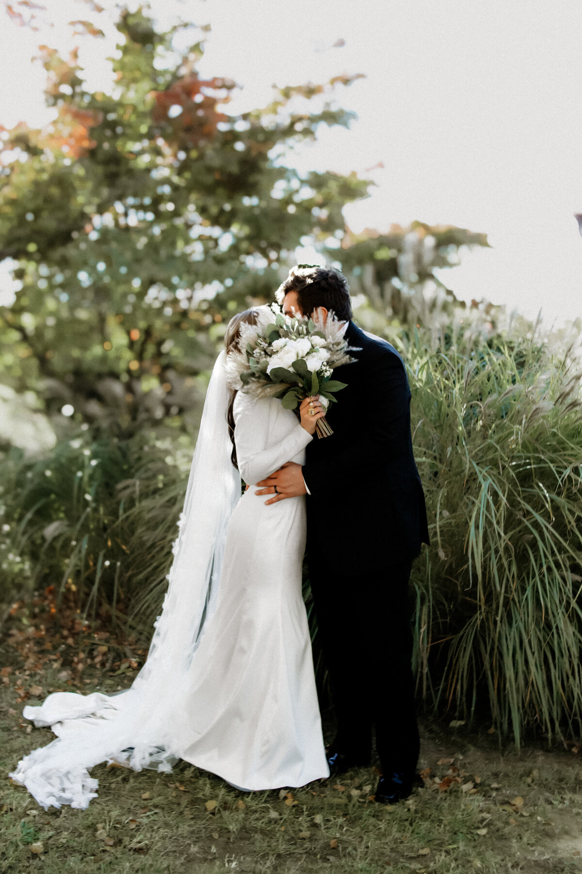 Salem VA wedding and Elopement photographer earthy and moody Charleigh Roberts Photography artsy earthy moody virginia roanoke va east coast north carolina nc pearl veil babys breath kiss happy blue ridge mountains parkway