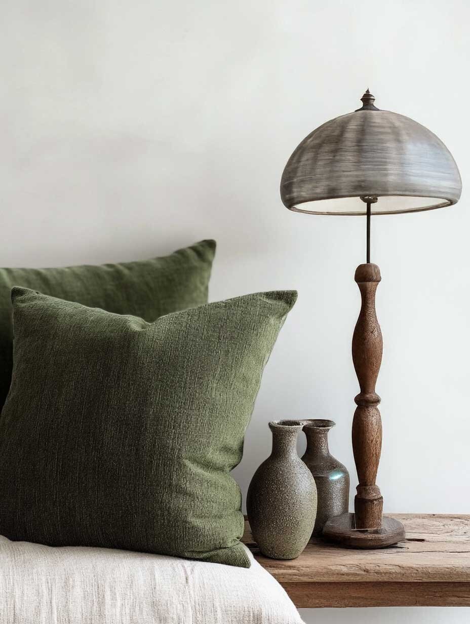 green-pillows