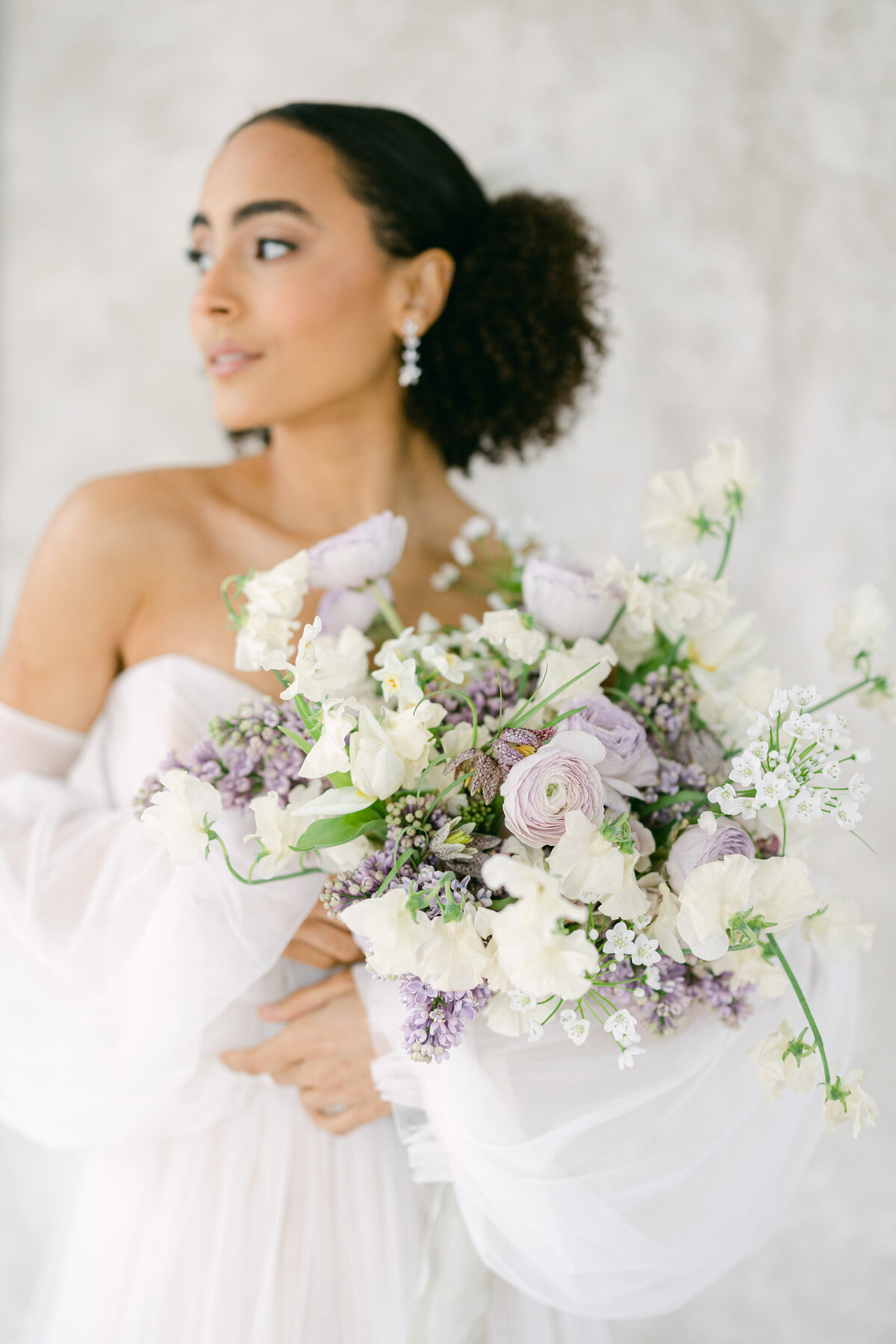 lavender bridal bouquet