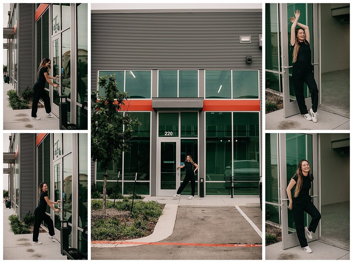Modern Austin photo studio offering wardrobe styling and hair and makeup for luxury photoshoots