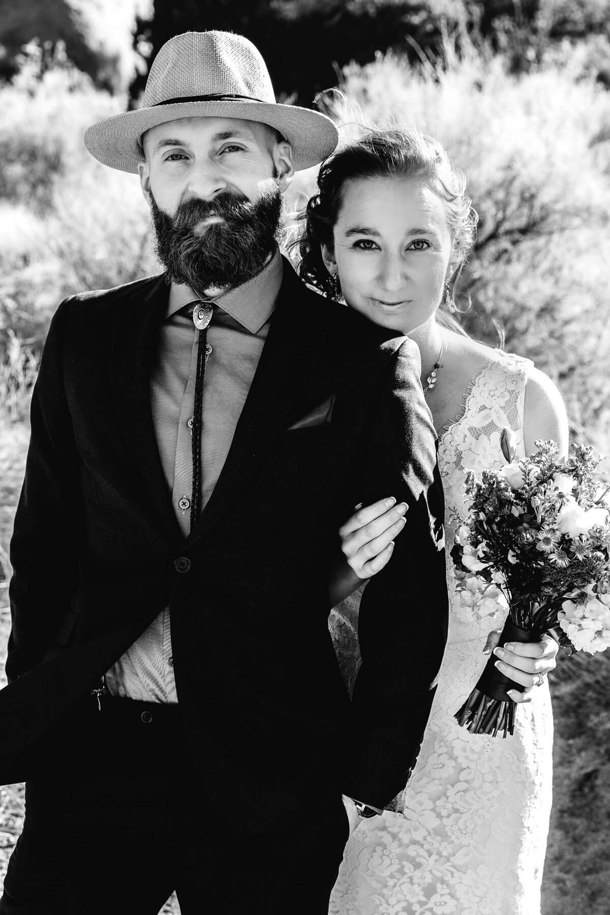 L & M in B & W-4