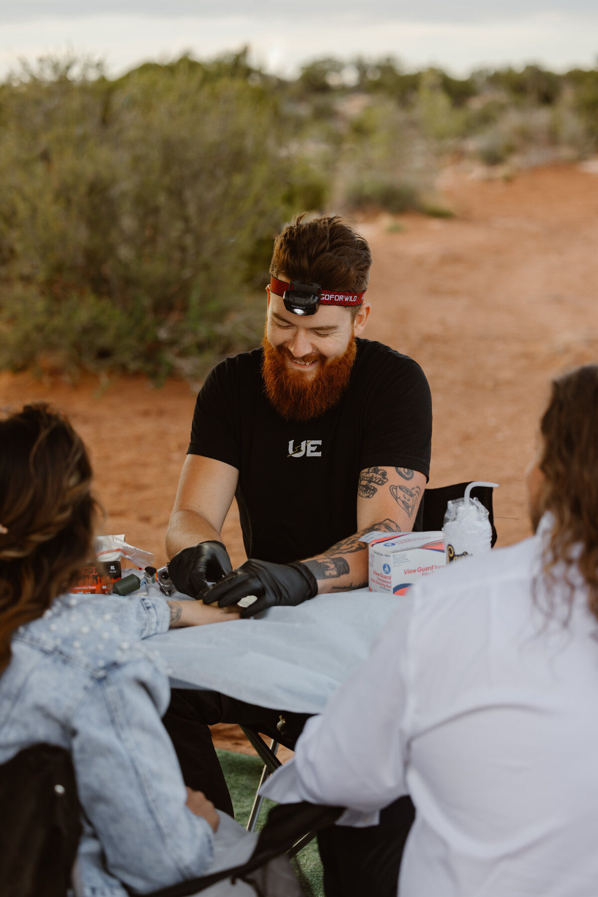wedding finger tattoo artist