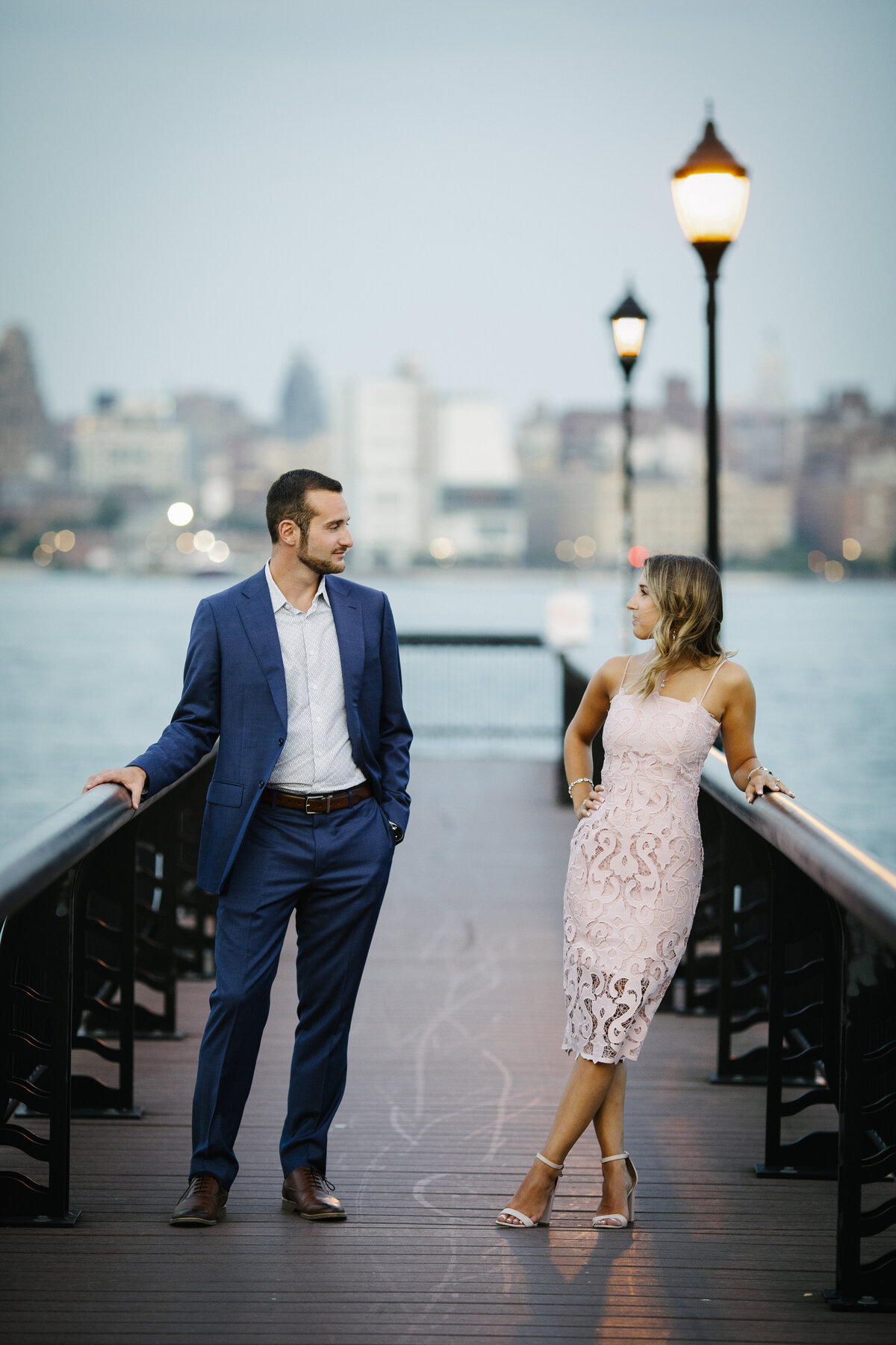 New Jersey Wedding Photographers	Hoboken, NJ	Hoboken City Streets Train Station Pier Hudson River	Engagement Session	Summer August	Elegant Luxury Artistic Modern Editorial Light and Airy Natural Chic Stylish Timeless Classy Classic Romantic Couture Fine Art Experienced Professional Love Couples Emotional Genuine Authentic Real Fashion Fairy Tale Dream Lovers Jersey Shore Intimate	Engagement Session Photos Portraits Image 48