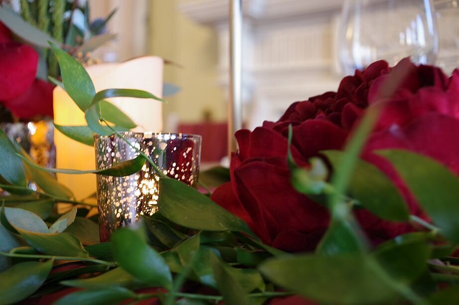 Rustic red and gold wedding 11