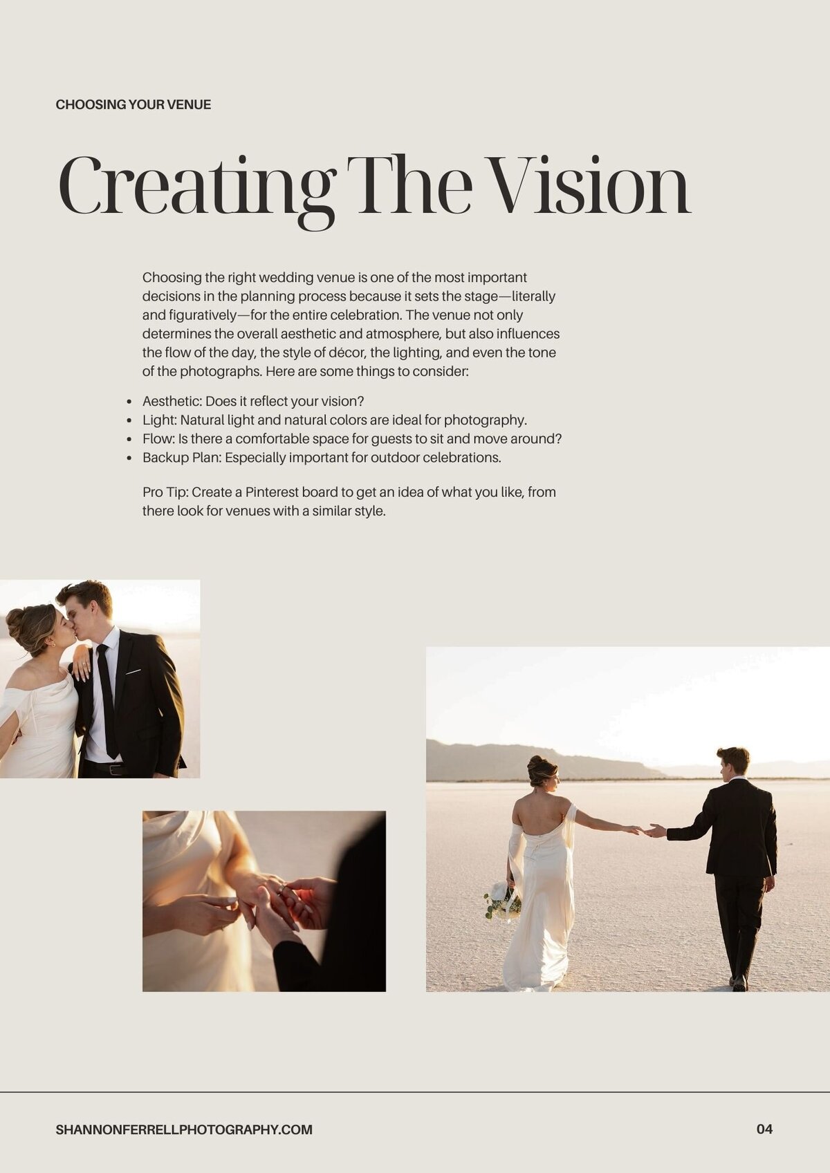 Tips and tricks for planning your own wedding.