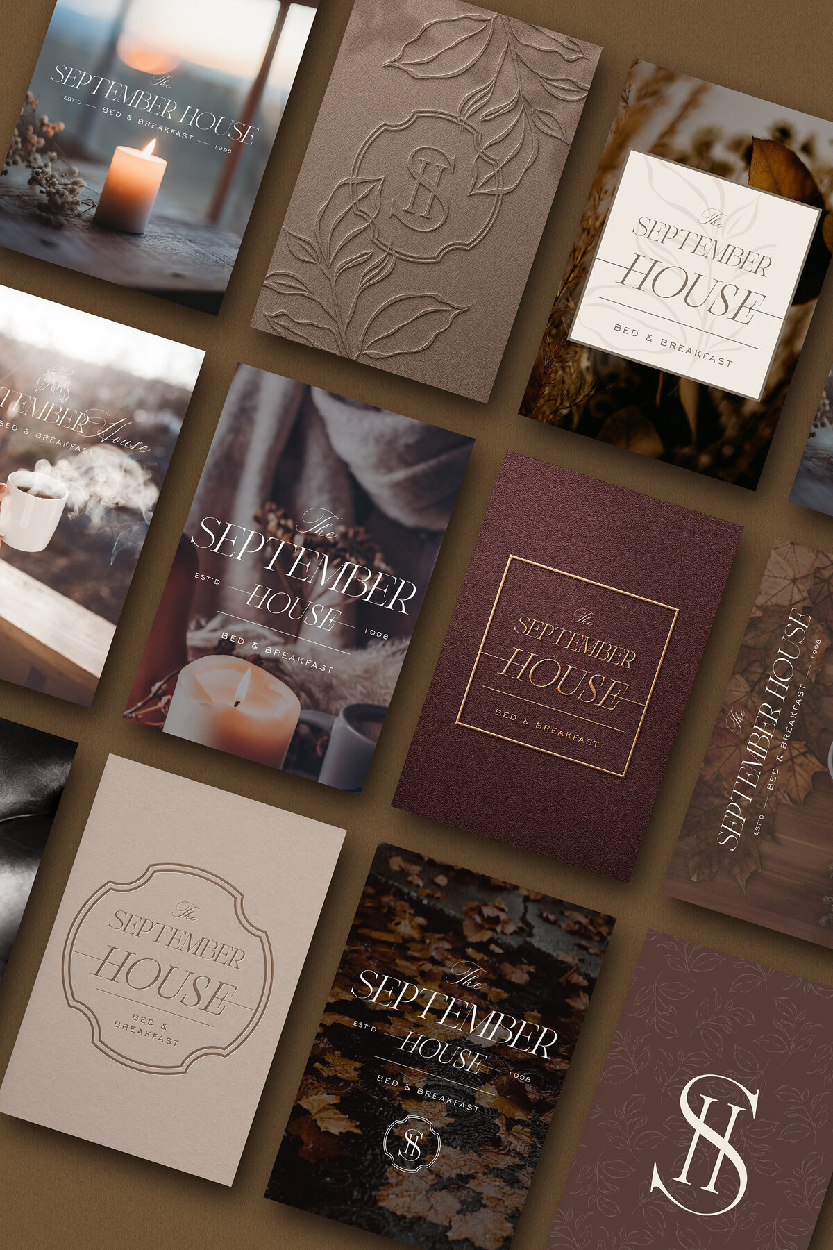 Traditional and sophisticated branding suite