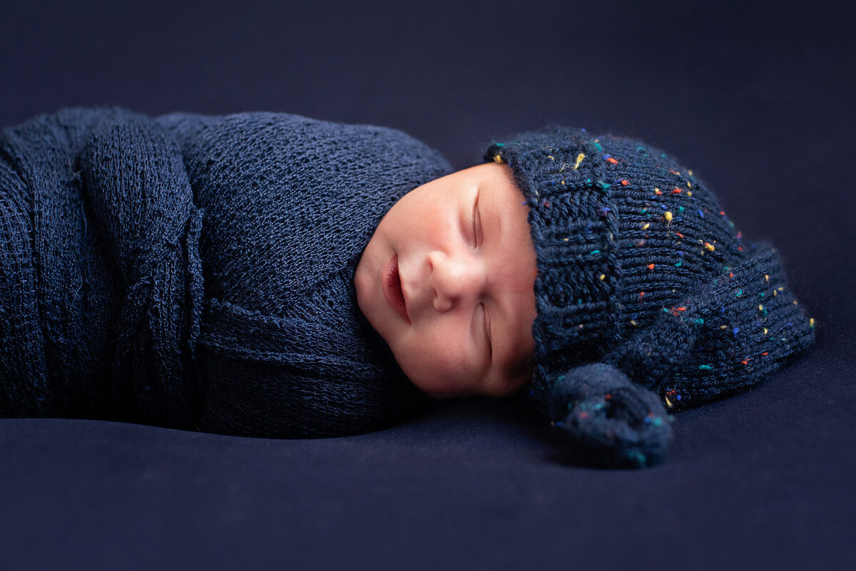 akron-newborn photographer-sleeping baby