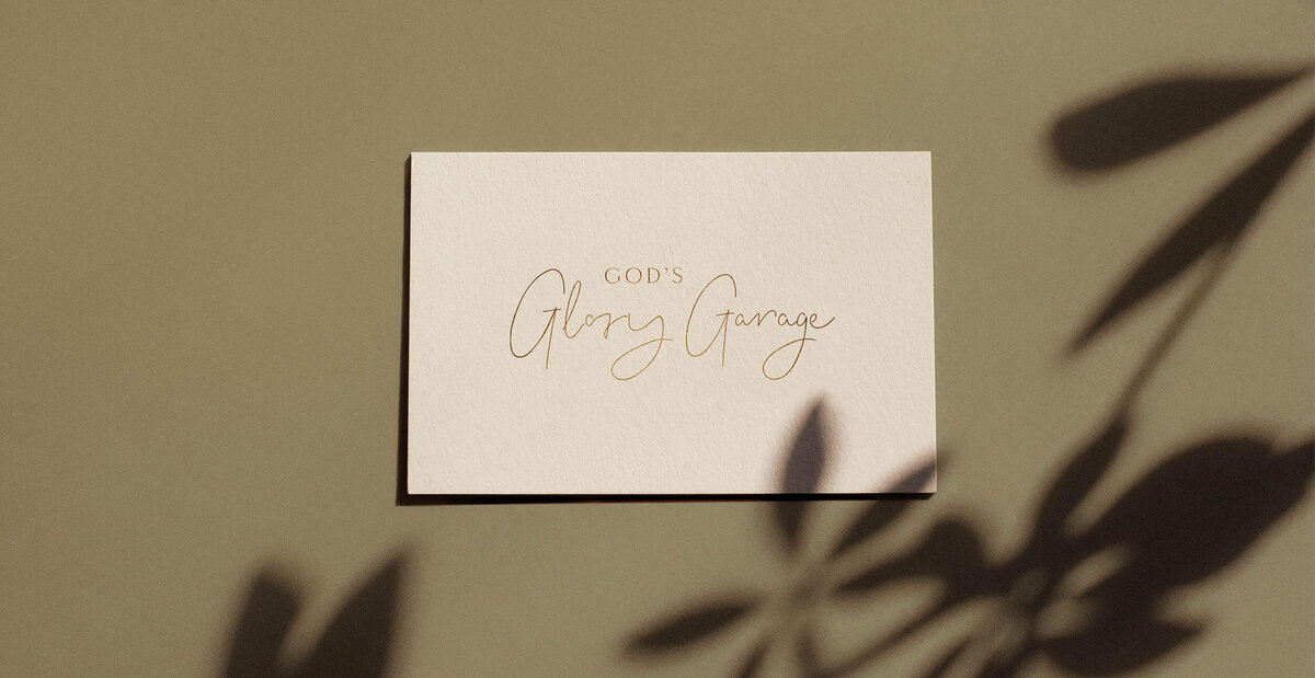 Visitekaartje met logo afbeelding