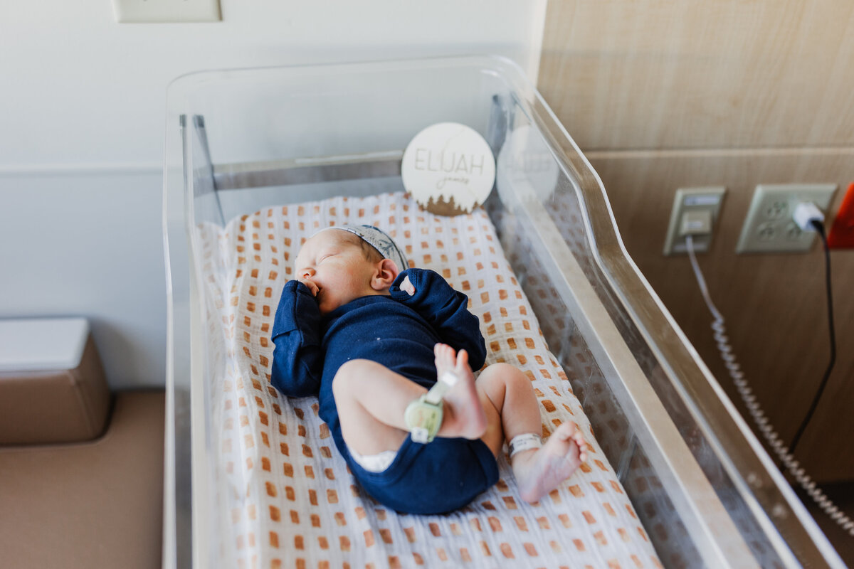 newborn baby boy fresh 48 session at hospital by harrisburg pa newborn photographer