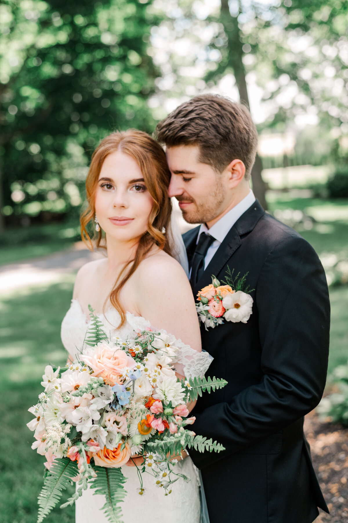 luxury wedding photograph at Cameron Estate Inn