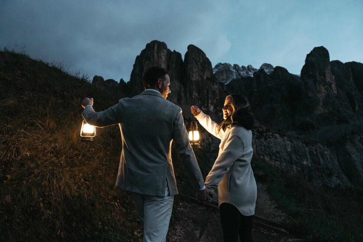 Passo Gardena Elopement -32