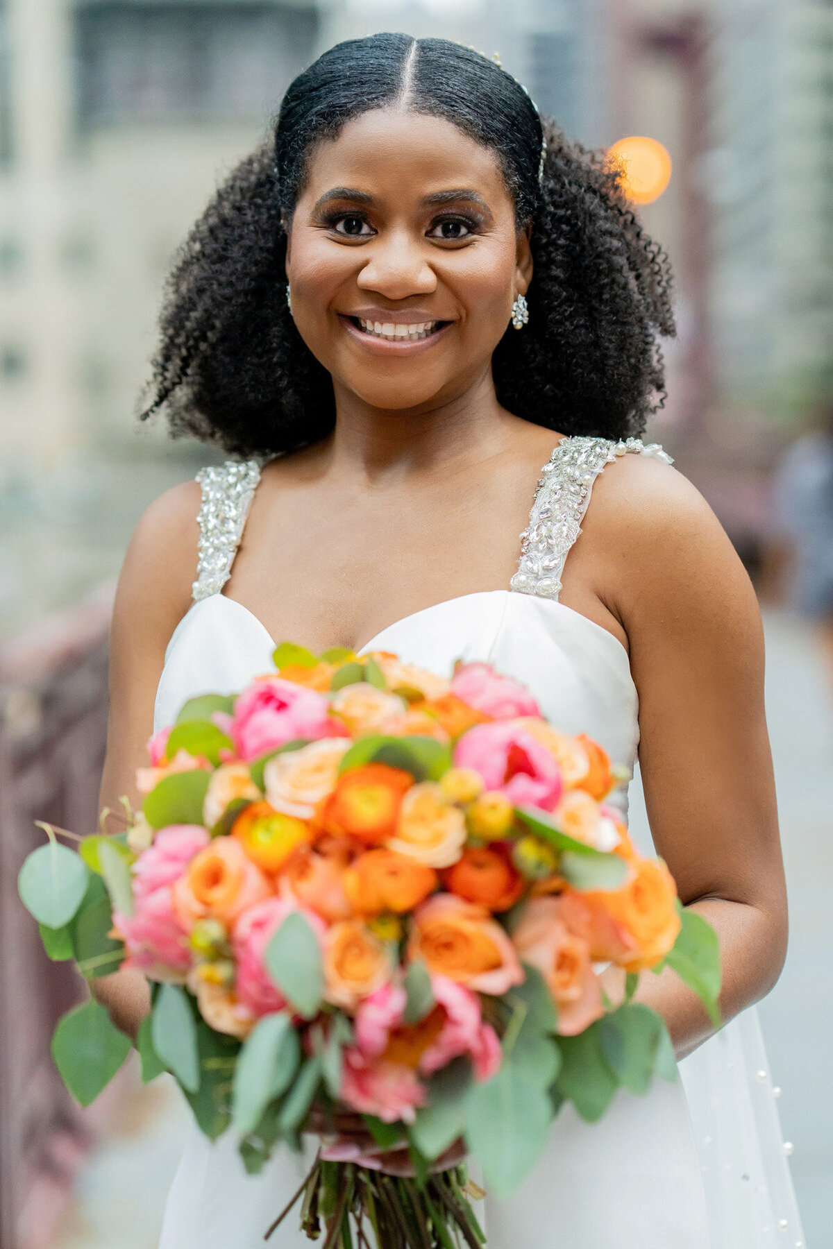 Behind-The-Veil-Black-Wedding-in-Chicago-Dericka-bridal-portrait