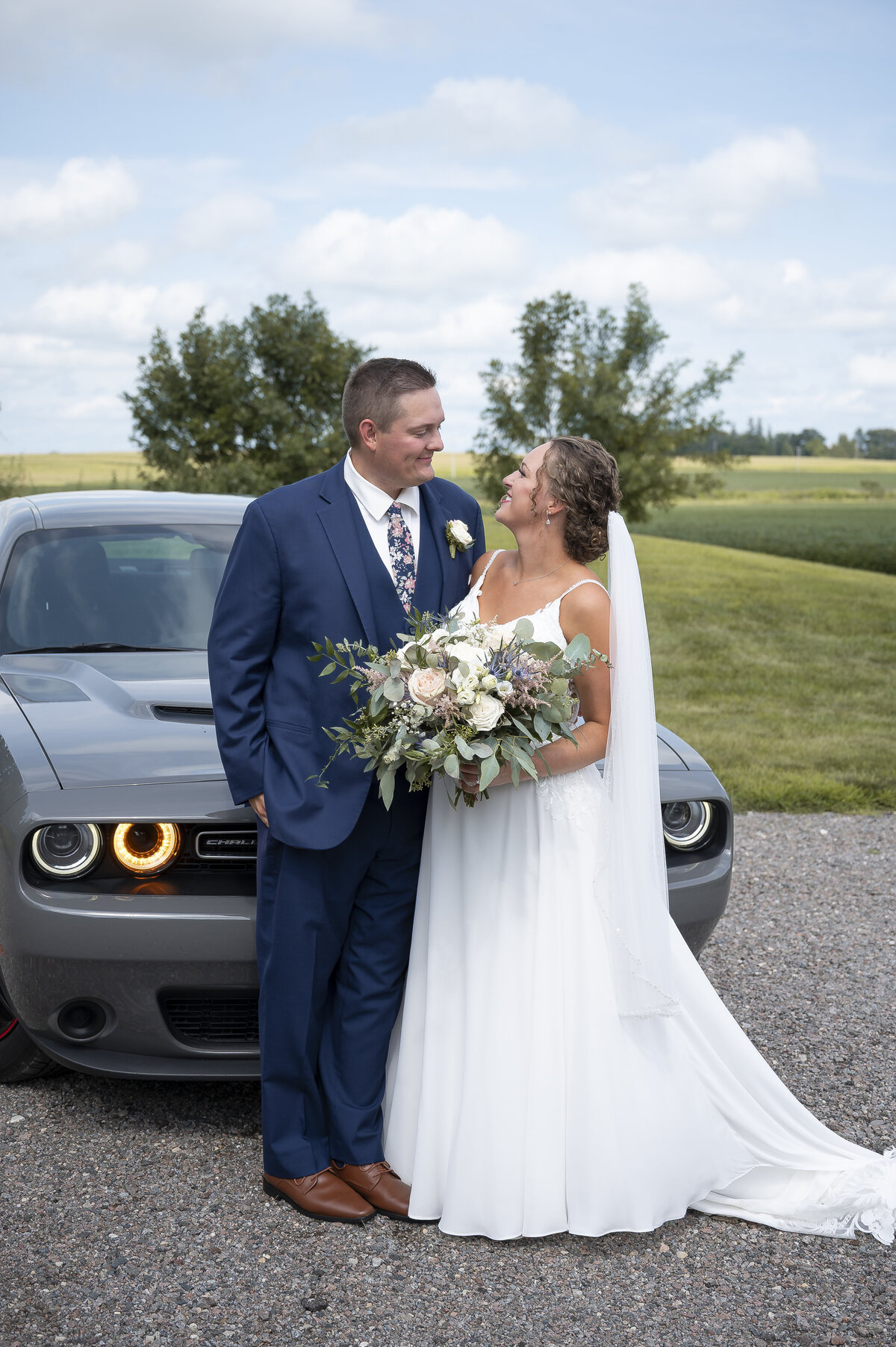 Groom tying knot close-up