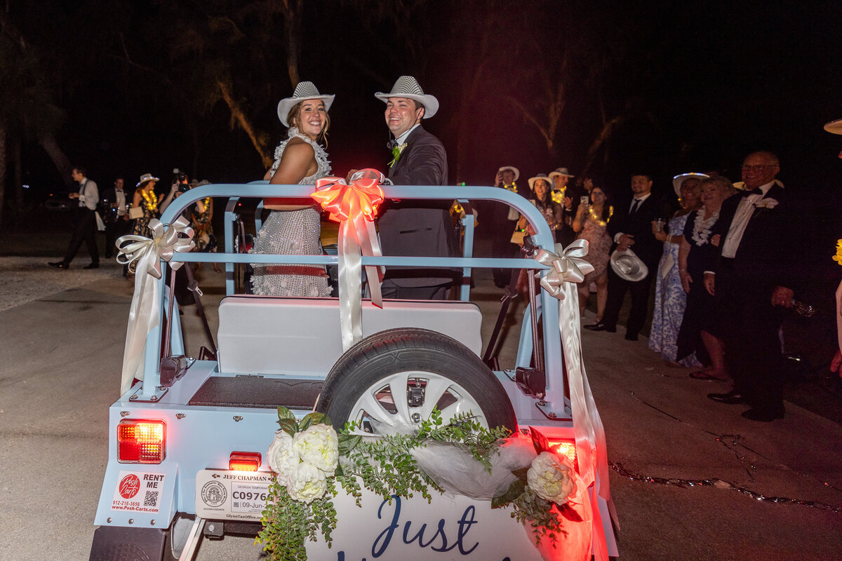 Moke Getaway Car at Forbes Farm St Simons Island